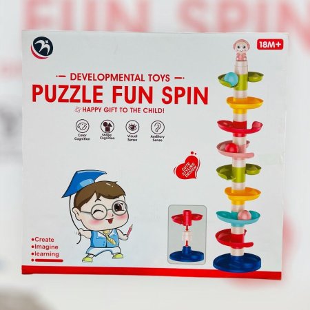 Puzzle Fun Spin – لعبة التدوير(الهرم) التعليمية